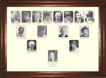 traditional style pedigree portrait